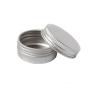 12PCS 5ML 0.2oz Silver Round Tin Containers With Tight Twist Screw Cap Aluminum Metal Cosmetic Case Jar Storage Travel Can For Lip Balm Nail Art Tea Powder Cream Candles Eye Shadow Crafts Jewelry