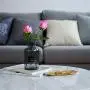 Glasbehälter & Gläser | Elegantes graues Glasbehälter-Set mit Skandinavischem Design, Nordic Vogue Schreibtisch-Organizer für Blumen & Dekoration | von HUDITOOLS | 1 Stück