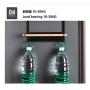 Rack Fridge Organizer Refrigerator Side Storage Rack Paper Towel Holder, Rustproof Spice Jars Rack Kitchen Storage Wrap Rack Organizer Refrigerator Shelf Storage Adjustable Cabinet Door Mount (black)