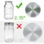 8pcs Pack Regular Mouth Mason Jar Lids for Ball Kerr and More, Made of 304 Stainless Steel, 100% Rust-proof and Leak-proof Storage Caps for Mason Jars 8pcs Pack Regular Mouth Mason Jar Lids for Ball Kerr and More, Made of 304 Stainless Steel, 100% Rust-proof and Leak-proof Storage Caps for Mason Jars