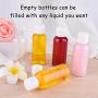 TUPARKA 30 Pack Clear Plastic Empty Travel Bottles with Flip Cap, Portable Refillable Containers Liquid Hand Sanitizer Containers Toiletry Containers Cosmetic Bottles, 2 Oz