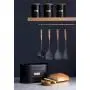 Tiefkühlbehälter für Tee, Kaffee und Zucker, Set von 3, Schwarz, 1 Liter