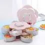 ZOOARTS Magic Enjoy Life-Bloom Snack Box-Best Biscuit Tins Jars (Pink) ZOOARTS Magic Enjoy Life-Bloom Snack Box-Best Biscuit Tins Jars (Pink)