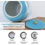 Ceramic Pottery Cereal Containers Canister Cookie Jar, Airtight Food Storage Containers Bins with Lids Large for Kitchen Pantry Organization Flour Coffee Candy Bulk, 10L, 34x22cm