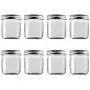 Bouteilles en plastique transparentes de 240 ml Novelinks avec couvercles à vis - Contenants vides ronds réutilisables pour le stockage de la cuisine et de la maison - BPA Free (Lot de 8) Bouteilles en plastique transparentes de 240 ml Novelinks avec couvercles à vis - Contenants vides ronds réutilisables pour le stockage de la cuisine et de la maison - BPA Free (Lot de 8)