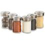 New Design Glass Spice Salt Jar Pepper Shaker Barbecue Seasoning Pot Bottle Tank Salting, Glass Spice Bottles - Barbecue Spices, Spice Jars, Bbq Dry Rub, Spice Jar Shaker, Condiment Storage
