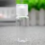 12Pcs 15ml/0.5oz Empty Plastic Sample Bottle Container Jar Pot Vial with Flip Lid Perfect for Emollient Water Shower Gel Emulsion Etc(Clear)