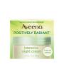 Aveeno Positively Radiant Intensive Moisturizing Face & Neck Night Cream for Tone & Texture, Total Soy Complex & Vitamin B3, Oil-Free, & Hypoallergenic, 1.7 oz