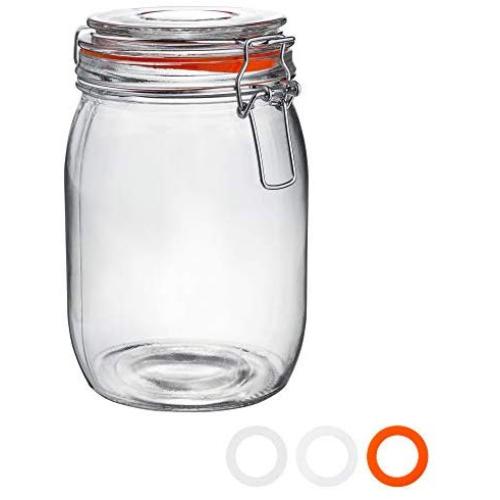 Argon Tableware Preserving/Biscuit Glass Storage Jar - 1000ml