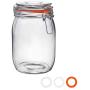 Argon Tableware Preserving/Biscuit Glass Storage Jar - 1000ml