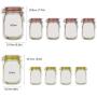 XKSIKjians Storage Pouch, 10/12Pcs Jar Shape Zipper Bag Reusable Snack Saver Food Sandwich Space Saver Storage Products Organization - 10pcs