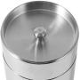 Stainless Steel Tea Tins Canister Home Kitchen Canisters for Tea Coffee Sugar Storage Sealed Against Moisture With lid(L)