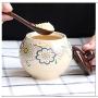 Mini Spice Jars Creative ceramic seasoning jar three-piece suit kitchen utensil set