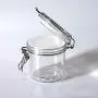 Bouteille en plastique ronde de 450 ml avec couvercle clipsable étanche - RUZYY, récipient de stockage pour cuisine, contenants alimentaires, ustensiles de table, conservateur, organiseur de crème cosmétique.