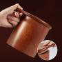 Solid Wood Sealed Jars, Kitchen Household Grain Storage Tanks, Storage Spices/Coffee Beans/Tea