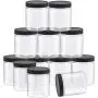 Slime Jars With Lids - PCS 8 Oz Clear Empty Slime Storage Containers, Slime Jars with Lids and Labels - BPA Free Slime Jars With Lids - PCS 8 Oz Clear Empty Slime Storage Containers, Slime Jars with Lids and Labels - BPA Free