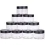 Bouteilles en Plastique Transparentes Rondes de 120 ml (4 Oz) – Lot de 12 – Idéales pour Slime, Bijoux, Maquillage, Ongles, Accessoires – Avec Couvercles à Vis Noirs. Bouteilles en Plastique Transparentes Rondes de 120 ml (4 Oz) – Lot de 12 – Idéales pour Slime, Bijoux, Maquillage, Ongles, Accessoires – Avec Couvercles à Vis Noirs.