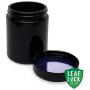 Leaf Lock Gear UV Glass Stash Jar 250ml with Leaf Lock Gear Smell Proof Pouch and Integra Boost Humidity Pack