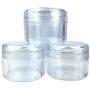 Beauticom 48 Pieces 30 Gram 30 ML (1 Oz) Round Clear Jars with Screw Cap Lid for Storing Travel Toner, Moisturizer, Lotion, Ointments, Salve - BPA Free