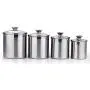 Sinardo 02553 4-Piece Canister Set Stainless Steel Sinardo 02553 4-Piece Canister Set Stainless Steel