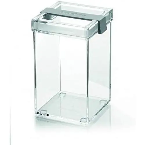 Guzzini Kitchen Active Design Kitchen Top Jar, 1150 CC, SMMA/PA/FV/Silicone, Grey, 11x10x17.5 cm Guzzini Kitchen Active Design Kitchen Top Jar, 1150 CC, SMMA/PA/FV/Silicone, Grey, 11x10x17.5 cm