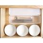 Kitchen noodle storage box/plastic transparent storage box/square food storage box