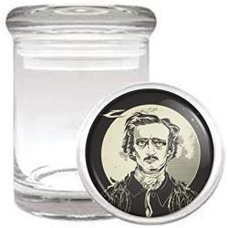 Edgar Allen Poe Gothic Medical Odorless Glass Jar