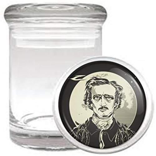 Edgar Allen Poe Gothic Medical Odorless Glass Jar