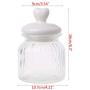 WAOving Nordic Ceramic Glass Candy Jars Sealed Cans Kitchen Food Storage Bottle Spices
