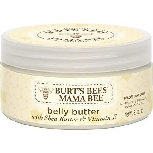 Burts Bees Mama Bee Belly Butter, Fragrance Free Lotion, 6.5 Ounce Tub Burts Bees Mama Bee Belly Butter, Fragrance Free Lotion, 6.5 Ounce Tub