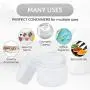 Contenants MHO | Remplisables Blanc avec Bouchon à Vis, Sans BPA/Parabènes - 104mL (3,5 fl oz) - Lot de 12 Contenants MHO | Remplisables Blanc avec Bouchon à Vis, Sans BPA/Parabènes - 104mL (3,5 fl oz) - Lot de 12