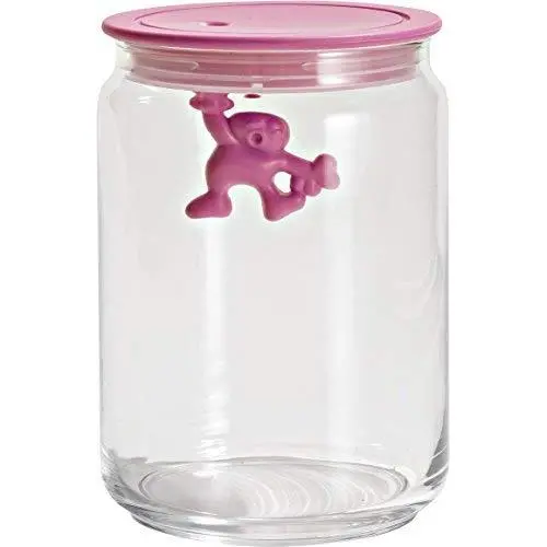 Bocaux en verre Gianni A di Alessi, 3-3/4 - tasse, Rose