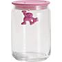 A di Alessi Gianni 3-3/4-Cup Glass Jar, Pink