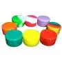 50Pcs Non-Stick Silicone Wax Dab Containers 5ml Multi Use Storage Jars Cream Emulsion Bottles Assorted Colors 50Pcs Non-Stick Silicone Wax Dab Containers 5ml Multi Use Storage Jars Cream Emulsion Bottles Assorted Colors