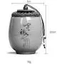 Cereal Containers Mini Sealed Ceramic Tea Can, Kitchen Moisture Storage Tank Containers (color : I)