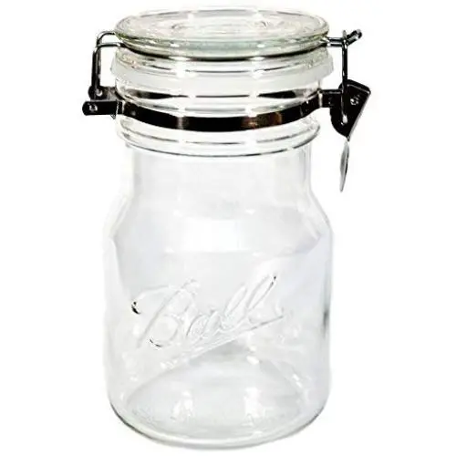 Jarden Ball SGL 38OZ Sure Seal Wire Bale Storage Jar, 38 oz, Clear Jarden Ball SGL 38OZ Sure Seal Wire Bale Storage Jar, 38 oz, Clear