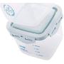 Tree House Food Storage canisters, Versatile Plastic Preserving Jars Clear Storage Pot Regular Mouth Pack of 5-A 240mlx5