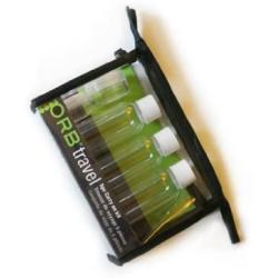 ORB Travel 5 pcs Kit (3 PCS 50ML Bottles, 2 PCS 10ML Jar), PVC Pouch, Smart Travel Bottle Set