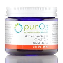 PurO3 Fully Ozonated Castor Oil - 2 oz - Glass Jars