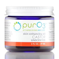 PurO3 Fully Ozonated Castor Oil - 2 oz - Glass Jars