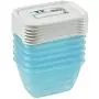 Keeeper Gefriertruhe Mia Polar 0,25L Rechteck 6 Stück, Polypropylen, Blau, 10,5 x 7,5 x 6 cm