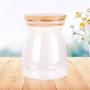 UPKOCH Glass Storage Jar Kitchen Food Storage Canisters Container With Airtight Lid 550ml