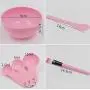 Kit de Soin Facial en Plastique 9 Pièces – Inclus : Masques, Brosse, Bol, Spatule, Râpe, Cuillère Mesurante, Éponge de Nettoyant, Pulvérisateur – Accessoires pour un Rituel de Soin Faciale DIY.