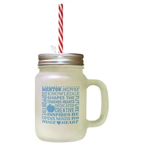 Light Blue Mentor Inspire Knowledge Shapes The Inspires Opens Minds Huge Heart Future Hero Supportive Frosted Glass Mason Jar With Straw Light Blue Mentor Inspire Knowledge Shapes The Inspires Opens Minds Huge Heart Future Hero Supportive Frosted Glass Mason Jar With Straw