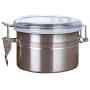 Enterest Coffee Bean Canister Easy to Stack for compact Storage Airtight Container Preserves Food Freshness 6 Sizes Stainless Steel Material Storage Jar (6 Sizes)