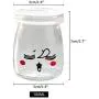 Bocal en verre de 100ml Sunormi Design Émoji Pudding Yaourt avec Couvercle, 6 Pcs Bocal en verre de 100ml Sunormi Design Émoji Pudding Yaourt avec Couvercle, 6 Pcs