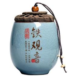 Cereal Containers Mini Sealed Ceramic Tea Can, Kitchen Moisture Storage Tank Containers (color : I)