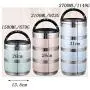 Bouteille isotherme multi-couches 304 en acier inoxydable, contenants alimentaires isolés étanches, sac isotherme portable avec poignée (Couleur : Or, Taille : 1500ml) Bouteille isotherme multi-couches 304 en acier inoxydable, contenants alimentaires isolés étanches, sac isotherme portable avec poignée (Couleur : Or, Taille : 1500ml)