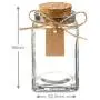 Bouteilles Mason Favor en Verre avec Bouchons en Écrou – Idéales pour Mariages, Apothecary, avec Étiquettes en Plexiglas, Stylo à Chaux, Étiquettes Personnalisées [Lot de 12] – Pour Épices, Bonbons