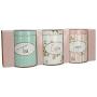 Katie Alice Set of Three Cottage Flower Large Coffee, Sugar & Tea Storage Tins